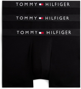BOXER 3 PACK TOMMY HILFIGER COTTON STRETCH BLACK