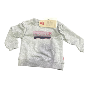 FELPA BIMBA LEVIS 1ED596-G2H LIGHT GRAY HEATHER
