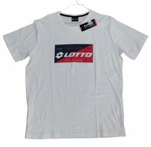 T-SHIRT LOTTO 246040 WHITE-B