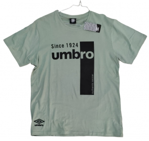 T-SHIRT UMBRO UBW10284B GREEN .BAY/BLACK