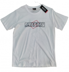 T-SHIRT LOTTO 436040 WHITE B