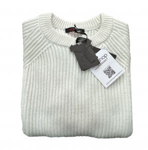 MAGLIONE BUGER 62NZMAI48021 BIANCO