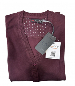 CARDIGAN BUGER 62NZMAI48003 BORDEAUX