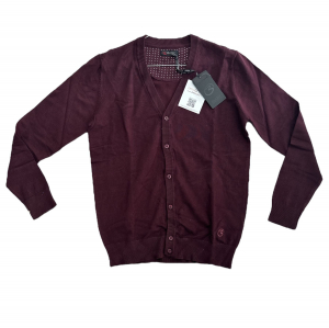 CARDIGAN BUGER 62NZMAI48003 BORDEAUX