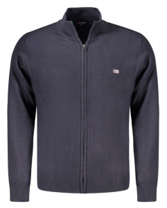 CARDIGAN ZIP NORWAY 843104 NAVY