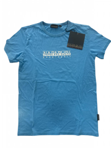 T-SHIRT NAPAPIJRI NP0A4G4PB2C1 BLUE AZURE