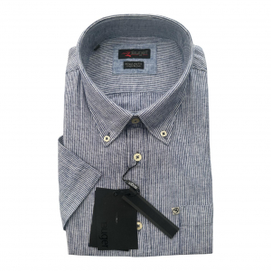 CAMICIA BUGER M/M MISTO LINO BUTTON DOWN 62MTCAP50116 COL. 04