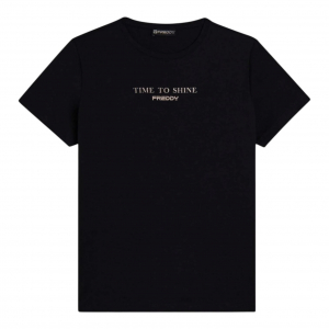 T-SHIRT FREDDY F25WCRT3 BLACK