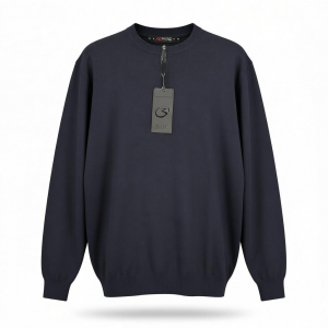 MAGLIONCINO BUGER GIROCOLLO 62NZMAI52044 BLU