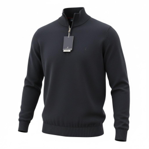 MAGLIONCINO NAVIGARE MEZZA ZIP NI1052 HALF ZIP SWEATER 0010 NAVY