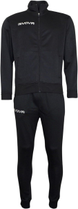 TUTA GIVOVA TR034S-1009 REVOLUTION FELPA NERO/GRIGIO