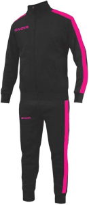 TUTA GIVOVA TR034S-1006 REVOLUTION FELPA NERO/FUXIA
