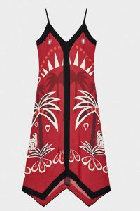 VESTITO GISELA 2/20376U FANTASIA BORDEAUX