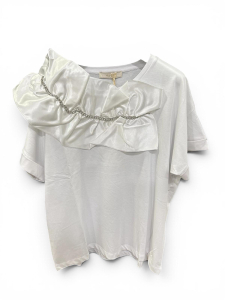 T-SHIRT YES ZEE ROUGE CON SWAROVSKI T245 / JX00 COL. 0101