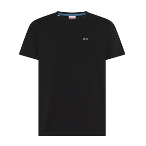 T-SHIRT SUN68 POCKET BASIC T36101 COL.11 NERO