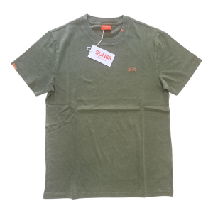 T-SHIRT SUN68 T36147 COL. 37 VERDE SCURO