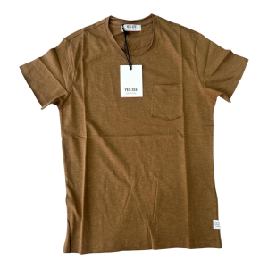 T-SHIRT YES ZEE A V T715 / TL00 COL.0247 TABACCO