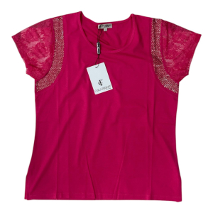 T-SHIRT CARLA FERRONI 22047 FUXIA