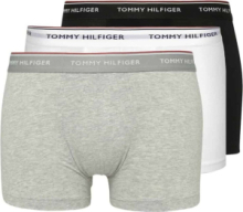 BOXER 3 PACK TOMMY HILFIGER COTTON STRETCH BL/GR/WH