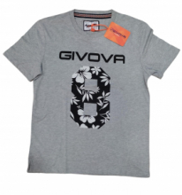 T-SHIRT GIVOVA M/M FIELD F001 LIGHT GREY