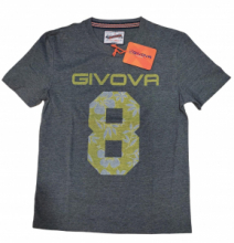 T-SHIRT GIVOVA M/M FIELD F001 DARK GREY