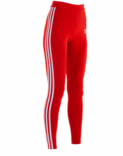 LEGGINGS ADIDAS H09428 3 STRIPES TIGHT RED