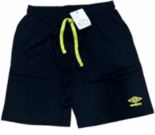 PANTALONCINO UMBRO UBW10344B NAVY-giallo fluo