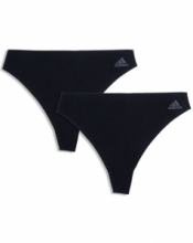 STRINGS ADIDAS 4AO06 THONG 2PK BLACK