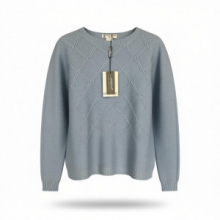 MAGLIA CARLA FERRONI 4381 CELESTE