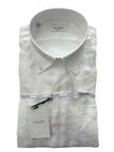 CAMICIA DINO ERRE 100% LINO BUTTON DOWN 664M SDBUR01L0 10