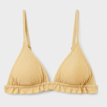 COSTUME GISELA TOP BIKINI A TRIANGOLO 2/30391T  ORO