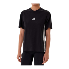 T-SHIRT ADIDAS JD0846 BLACK STRISCE AFFIANCATE