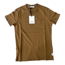T-SHIRT YES ZEE A V T715 / TL00 COL.0247 TABACCO