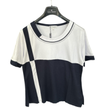 MAGLIA CARLA FERRONI 22231 WHITE AND BLUE