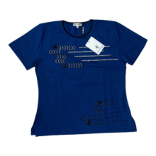 T-SHIRT CARLA FERRONI 22148 BLU